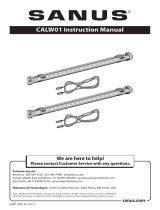 Sanus CALW01 Guida d'installazione