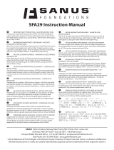 Sanus SFA29 Guida d'installazione
