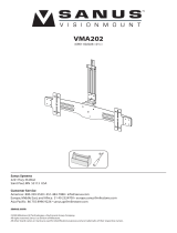 Sanus VisionMount VMA202 Manuale del proprietario