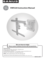 Sanus VMF220 Guida d'installazione