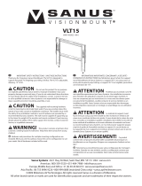 Sanus VLT15 Manuale del proprietario