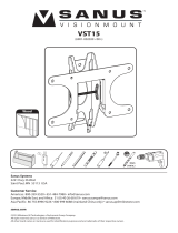 Sanus Systems VST15 Manuale del proprietario