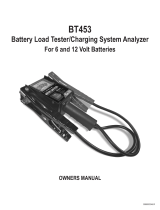 Schumacher BT453 Battery Load Tester/Charging System Analyzer Manuale del proprietario