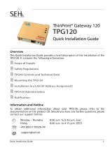 SEH ThinPrint Gateway TPG120 Guida d'installazione