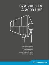 Sennheiser A 2003-UHF Manuale utente
