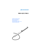 Sennheiser MKH 418-S Manuale utente