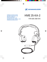 Sennheiser HME 25-KA-2 Manuale utente