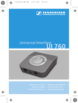 Sennheiser UI 760 Manuale utente