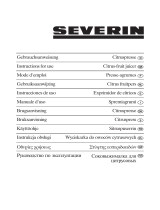 SEVERIN CP 3549 - Manuale del proprietario