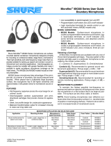 Shure Microflex MX393/O Manuale utente