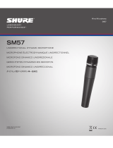 Shure SM57 Manuale utente