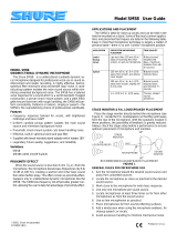 Shure SM 58 Mikrofon Dreier Bundle Manuale utente
