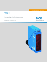 SICK WT34 Compact photoelectric sensors Istruzioni per l'uso
