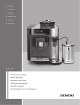 Siemens Fully automatic coffee machine Manuale del proprietario