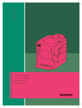 Siemens TE503521 Manuale del proprietario