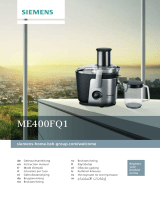 Siemens ME400FQ1 Manuale utente