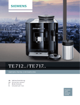 Siemens EQ7 Plus aromaSense M-series TE712201RW Manuale del proprietario