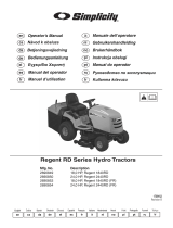 Simplicity Regent RD Series Manuale utente