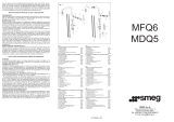 Smeg MFQ6-CR Manuale utente