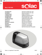 Solac HU1050 Manuale del proprietario
