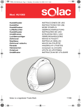 Solac HU1060 Manuale del proprietario