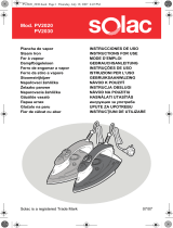 Solac PV2030 Istruzioni per l'uso