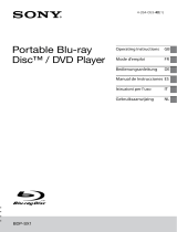 Sony BDP-SX1 Manuale del proprietario