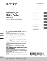 Sony CDX-G1302U/Q Manuale utente
