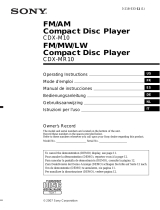 Sony CDX-M10 Istruzioni per l'uso