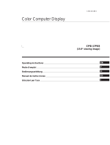 Sony CPD-17F03 Manuale utente