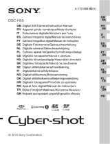 Sony cyber shot dsc h55 Manuale utente