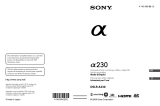 Sony DSLR-A230L Manuale del proprietario