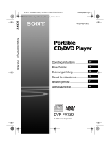 Sony dvp fx730 Manuale del proprietario