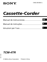 Sony Série TCM-4TR Manuale utente