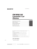 Sony XR-3501MK2 Manuale utente