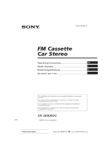Sony XR-3690RDS Manuale utente