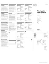 Sony XS-7303 Manuale utente