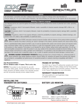 Spektrum DX2E 2-Channel DSM Surface Radio System Manuale utente