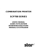 Star Micronics Star SCP700 Series Manuale utente