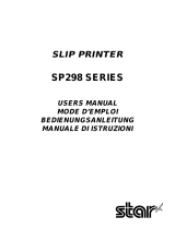 Star Micronics SLIP SP298 Manuale utente
