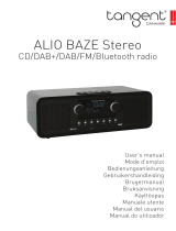 Tangent ALIO STEREO BAZE CD/DAB+/FM/BT Walnut Manuale utente