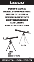 Tasco Novice Telescope & Microscope 49TN / 5TN / 45T / 54TN Manuale utente