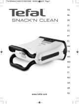 Tefal SW3712 - Snack And Clean Manuale del proprietario