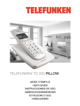 Telefunken TD 301 PILLOW Manuale utente