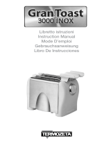 Termozeta Gran Toast 3000 Manuale utente