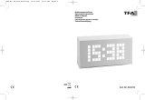 TFA Digital Alarm Clock with Luminous Digits TIME BLOCK Manuale del proprietario