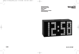 TFA Digital Alarm Clock with Luminous Digits TIME BLOCK Manuale utente