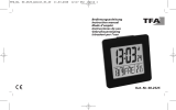 TFA Digital Radio-Controlled Alarm Clock with Temperature Manuale utente
