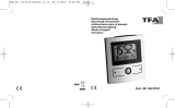 TFA Digital Radio-Controlled Alarm Clock with Temperature Manuale utente