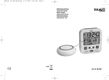 TFA High-Performance Radio-Controlled Alarm Clock with Vibration Alarm BOOM Manuale utente